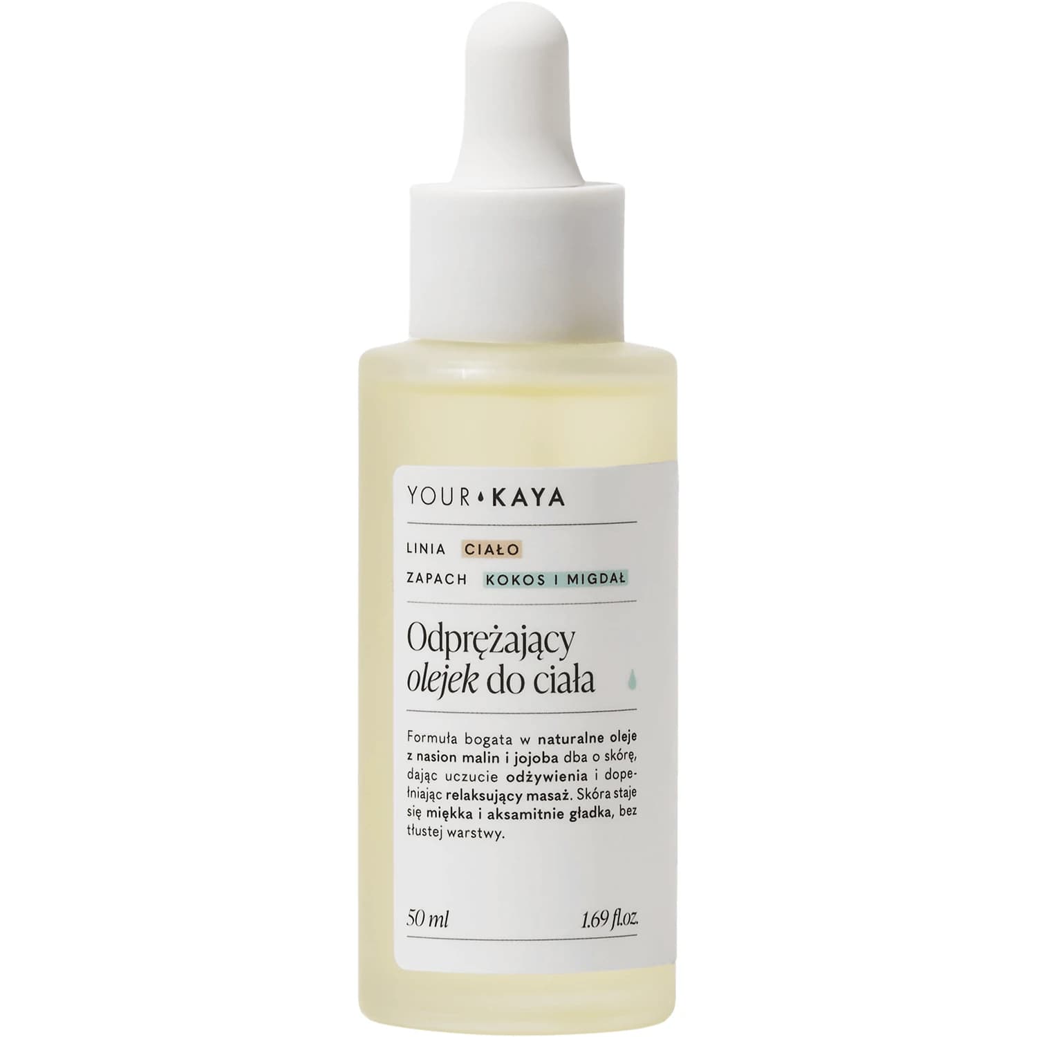 Ihr KAYA, entspannendes Körperöl, Kokosnuss und Mandel, 50 ml