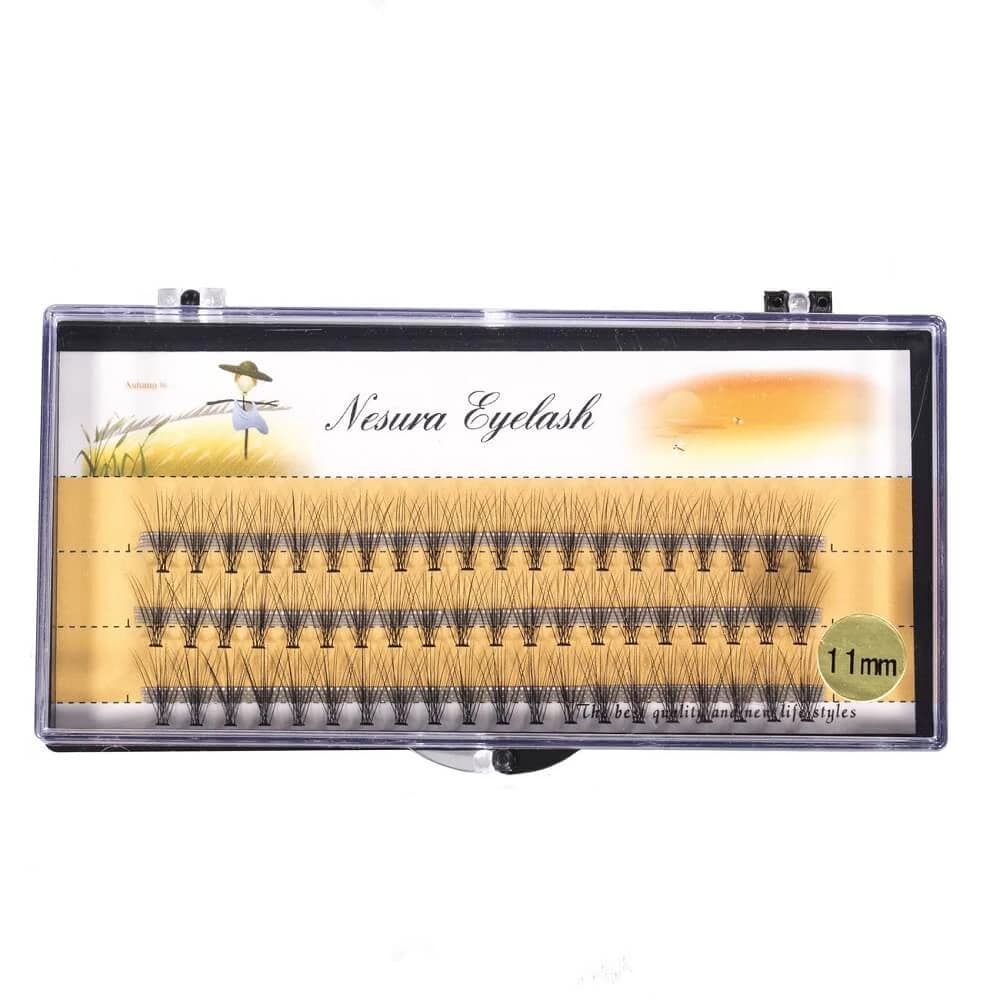 Sunone Nesura Premium Wimpernbüschel 11mm, 60 Stück