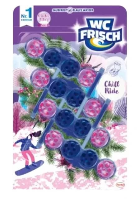 WC Frisch Chill Ride WC-Halter, 4 Stück