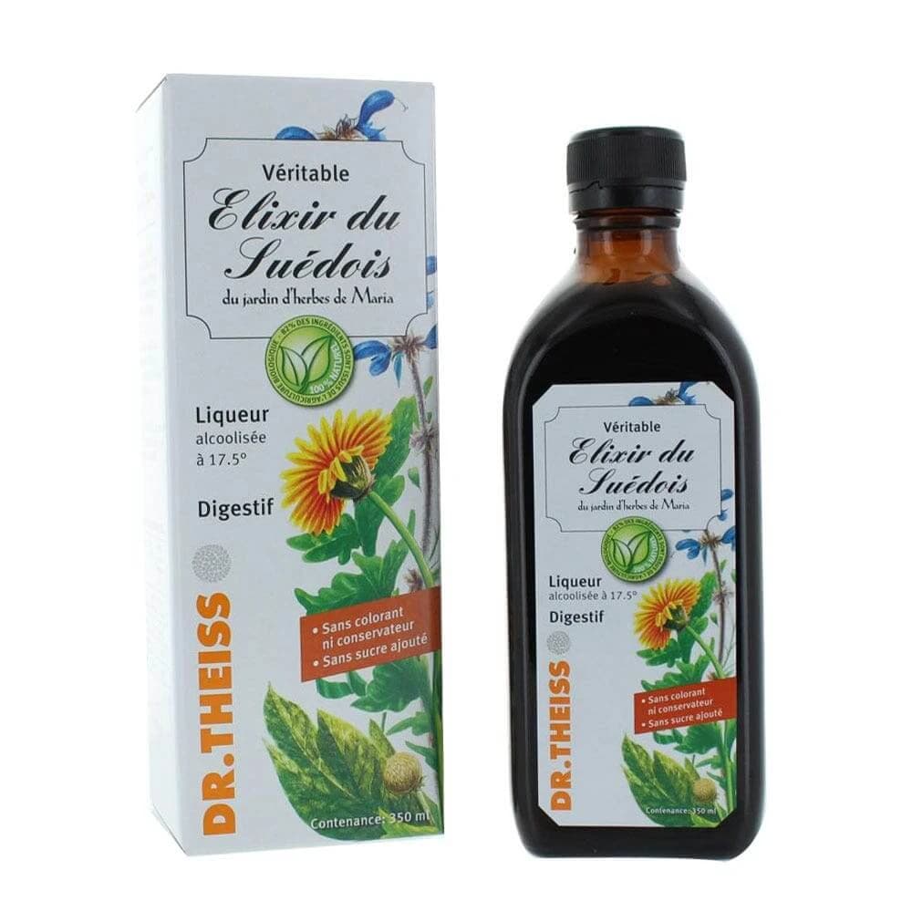 Dr. Theiss Naturwaren Elixir Du Suedois Bio - Likör 20° (20°) 350 ml