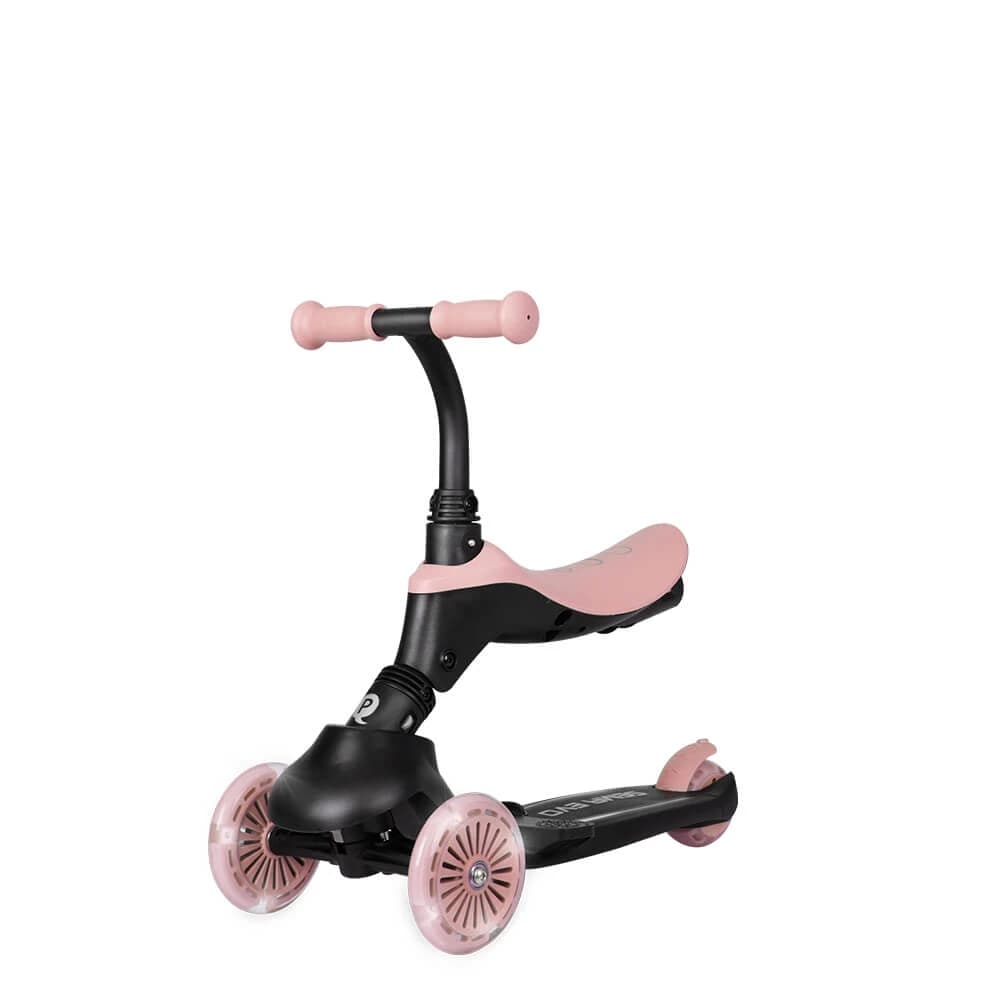 5in1 Multifunktionsroller Sema EVO, 1-6 Jahre, Pink, Qplay