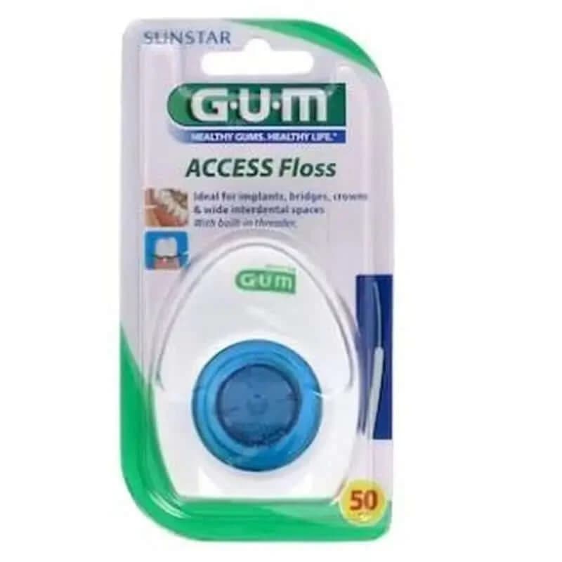 GUM Zugang Flos Implantate Wax-Free Zahnseide 3200m