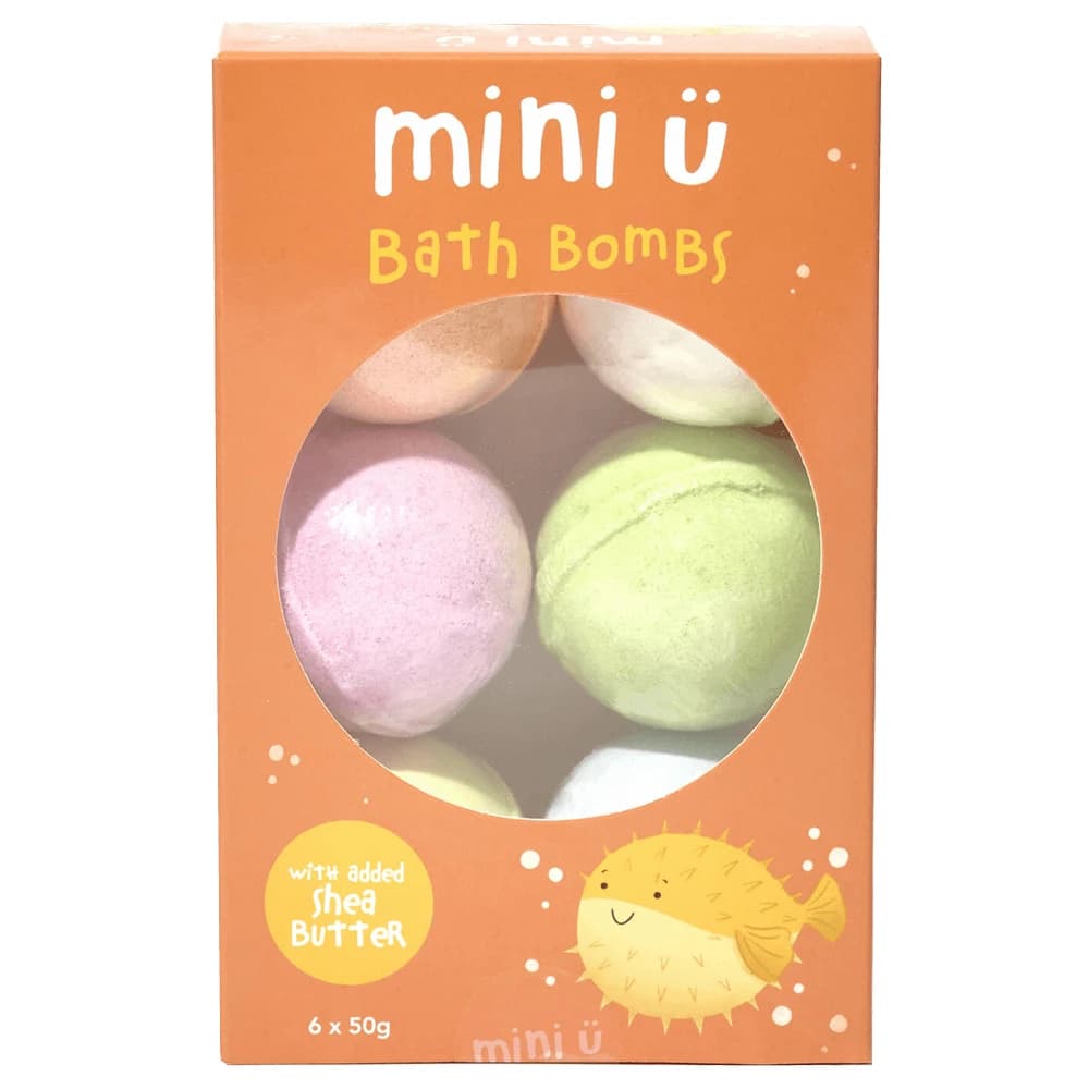 Mini U, sprudelnde Badekugeln, 6 x 50 g