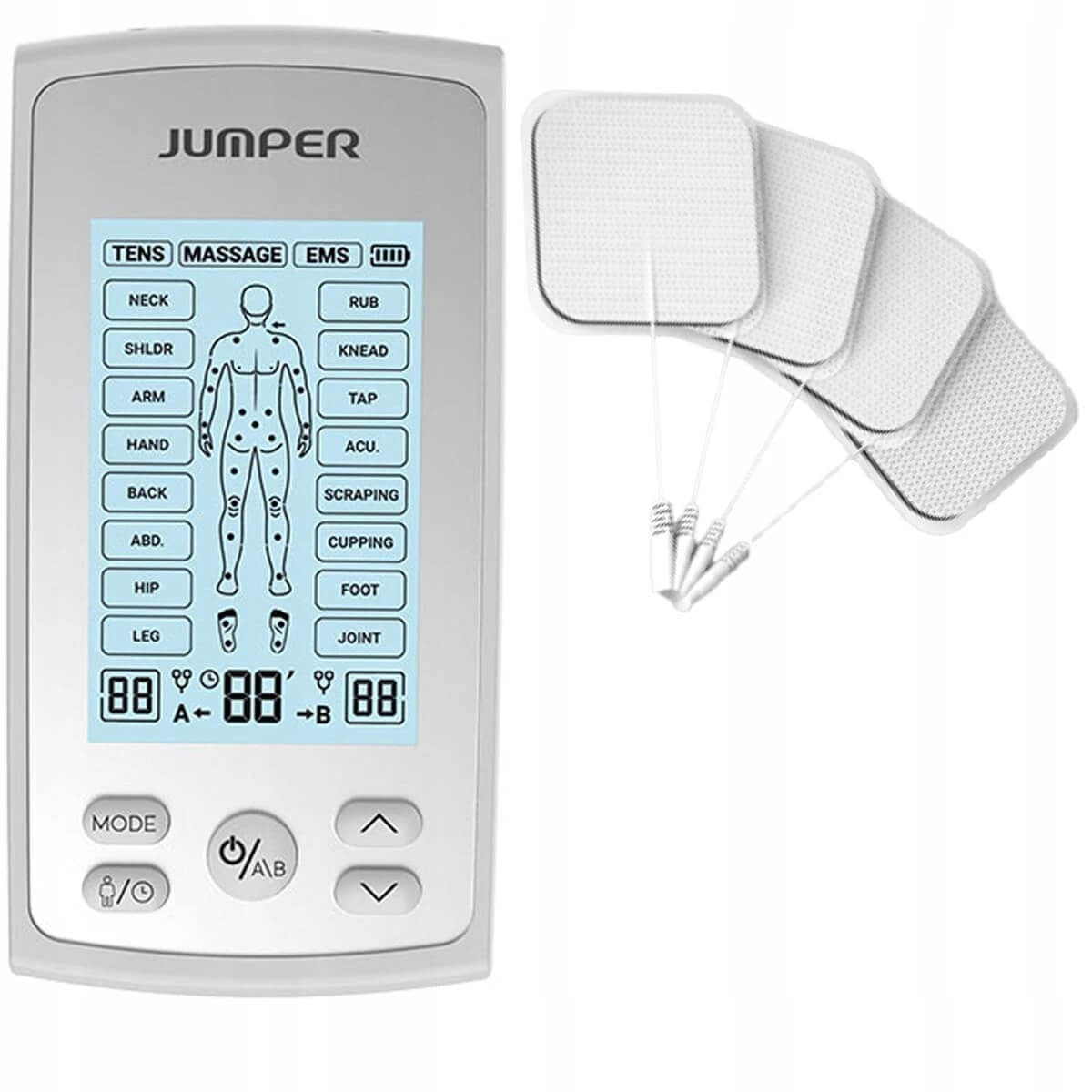 Jumper JPD-ES220, 3-in-1 Tens-Elektrostimulator