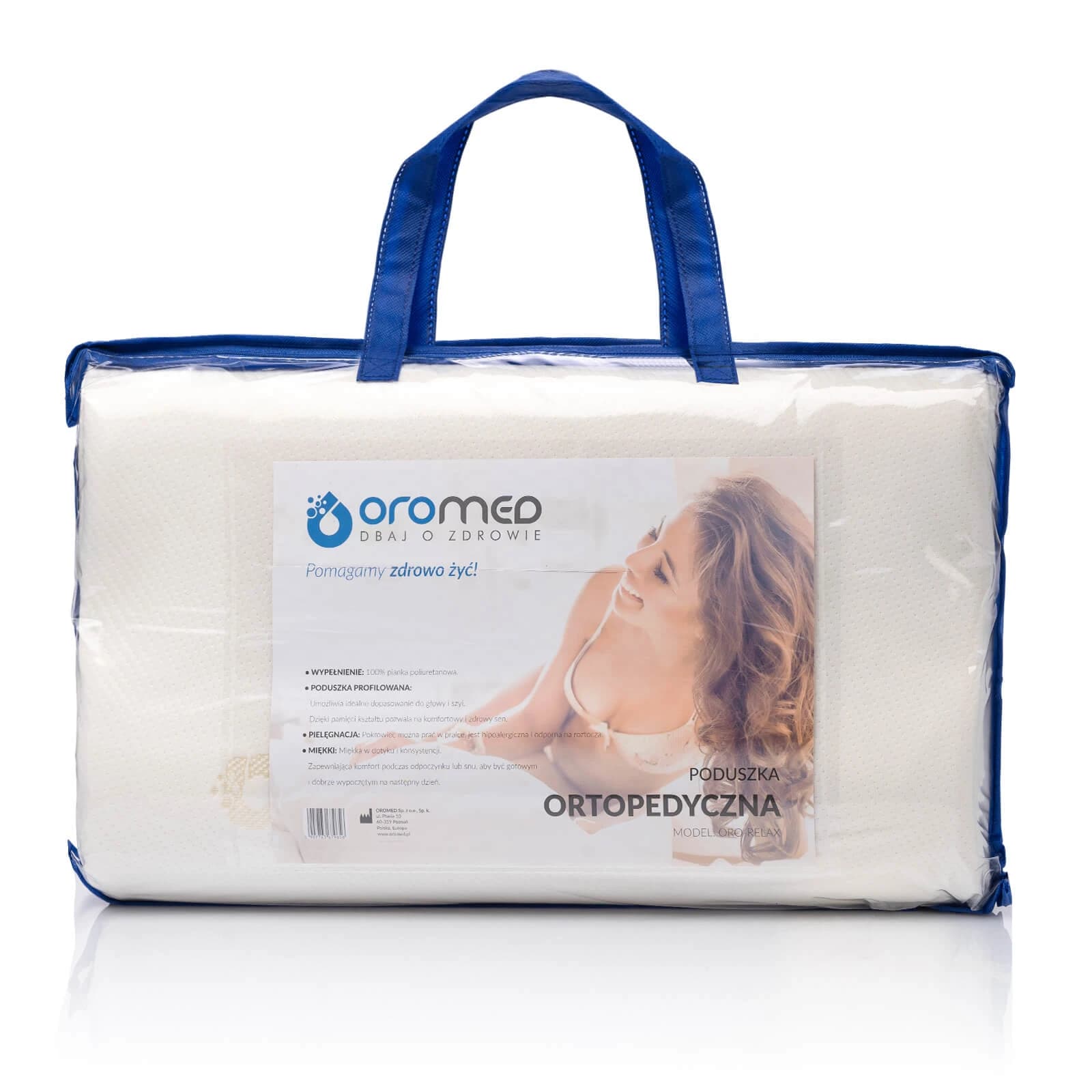 Oromed orthopädisches Kopfkissen ORO- RELAX XL 60x40x12/10cm
