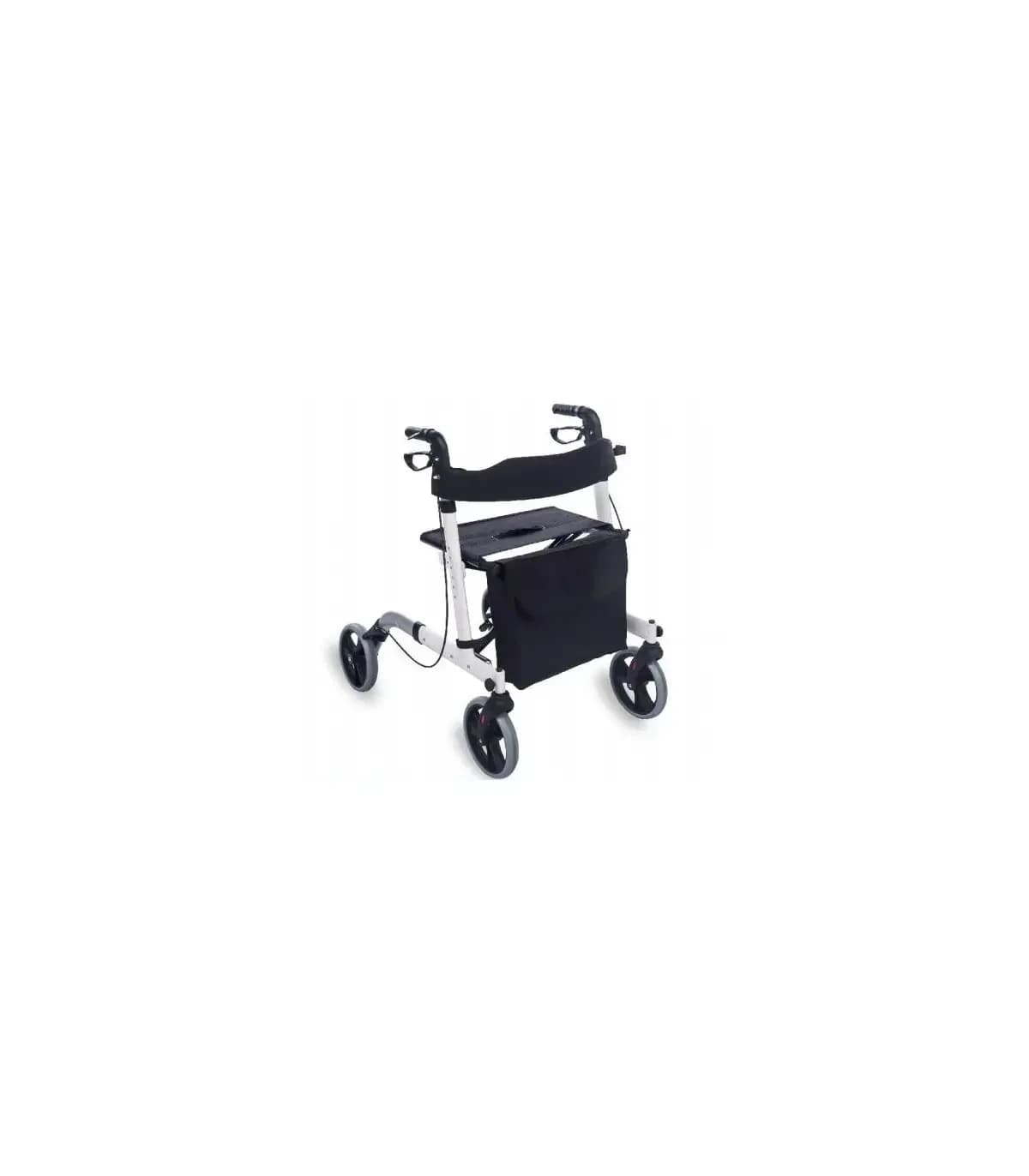 4-Rad-Roller mit höhenverstellbaren Rädern, Korb mit Radbremse und Feststellsystem Dr. Happy JLW00102L