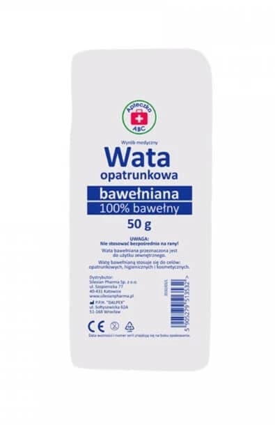 ABC Erste-Hilfe-Kit Verbandwatte, 50 g