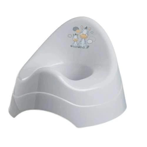 MALTEX ZEBRA Spieluhr Töpfchen, grau