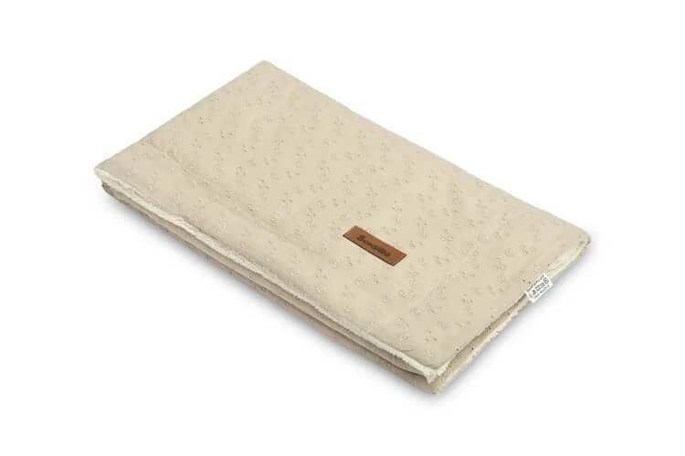 Bestickte Decke 80X100 Leinen Plüsch
