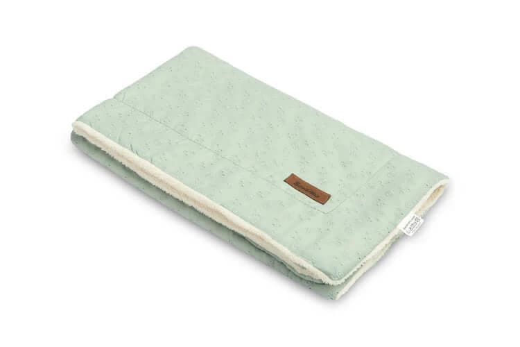 Bestickte Decke 80X100 Light Mint Plüsch