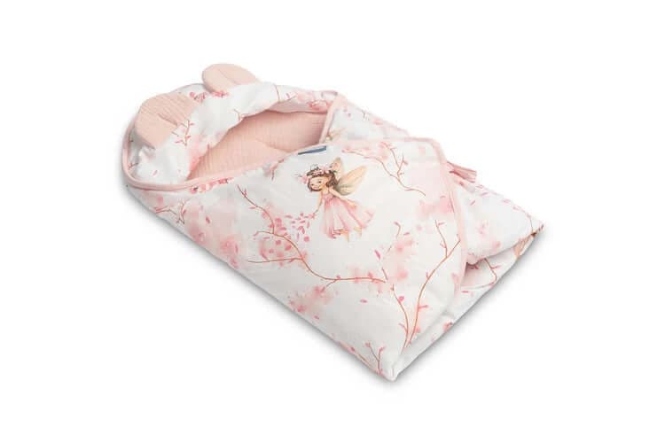 Musselin Windel 90X90Cm Fee Rosa Für Autositz 0-13Kg