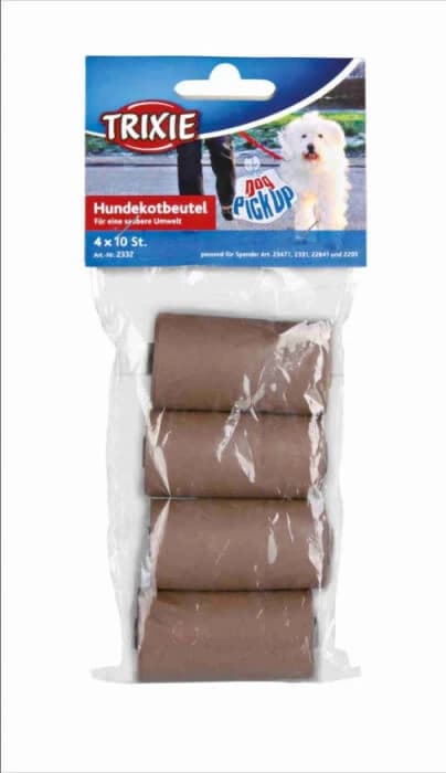 Biologisch abbaubare Hygienesäcke 4 Rollen A 10 Stück