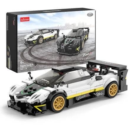 Baubares Auto, Maßstab 1:28, Pagani Zonda R, ab 6 Jahren, 387 Teile, Rastar