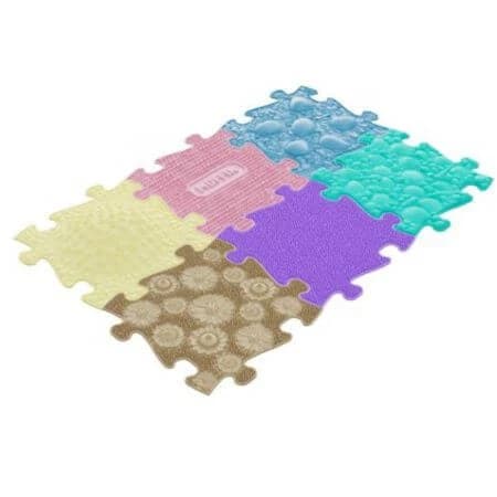 Orthopädische sensorische Puzzlematten, Pastell, Muffik