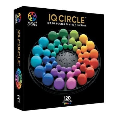 Logikspiel mit 120 Herausforderungen, IQ Deluxe Circle, ab 14 Jahren, Smart Games
