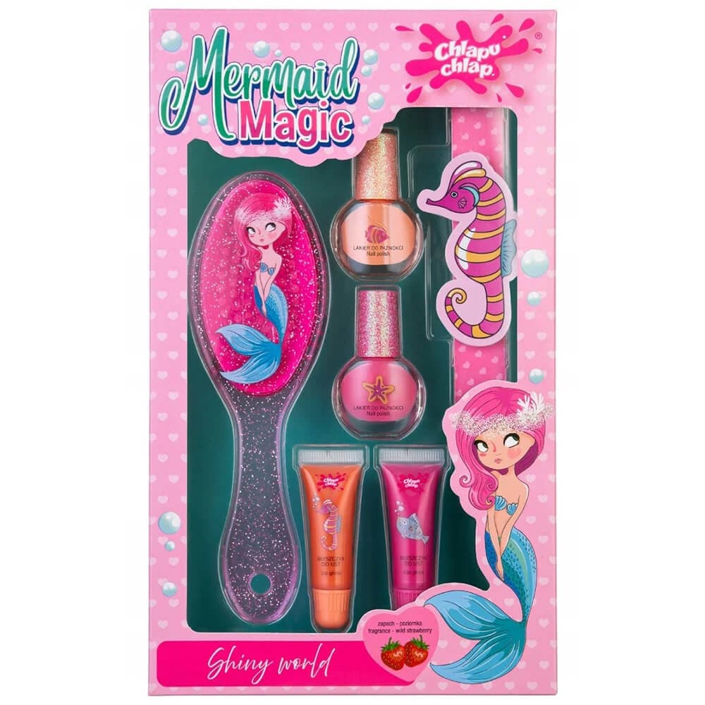 Chlap Chlap Mermaid Magic, Geschenkset mit Haarbürste und Feile, ab 5 Jahren