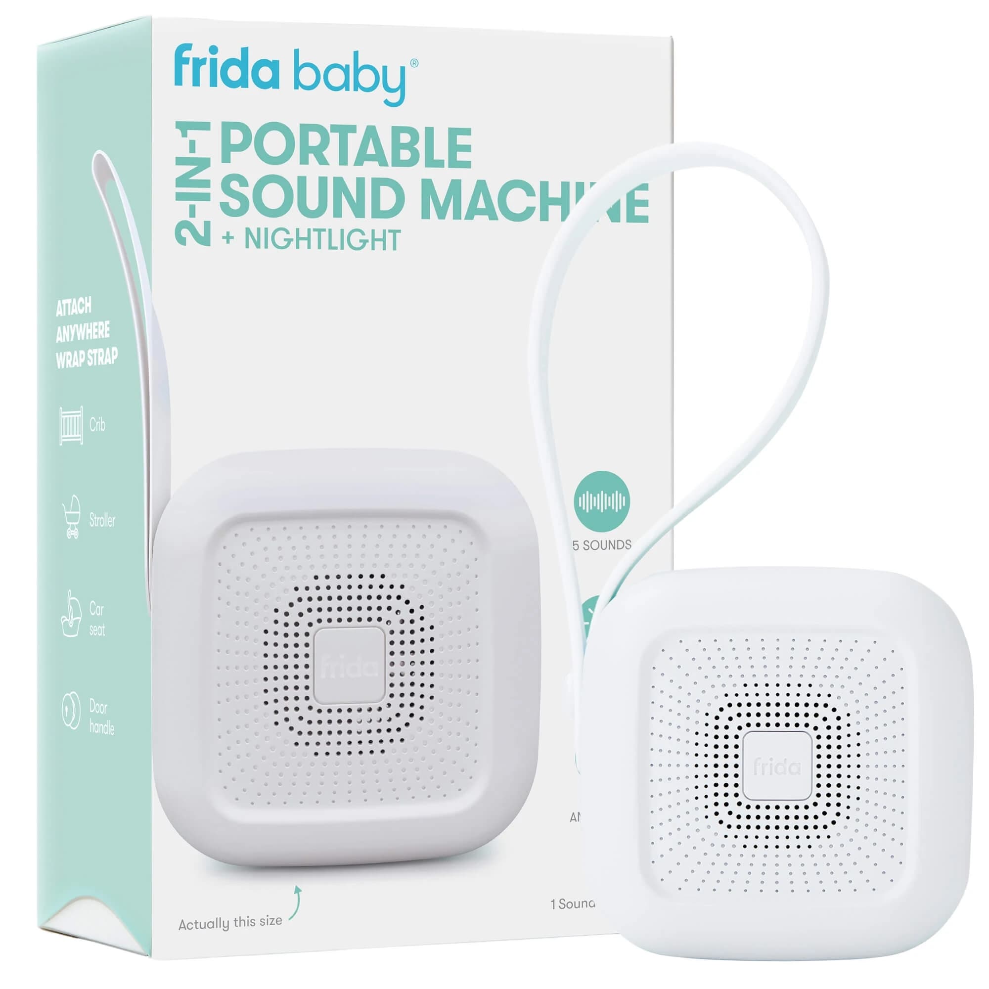 Frida Baby, tragbarer Lautsprecher mit Nachttischlampe 2in1