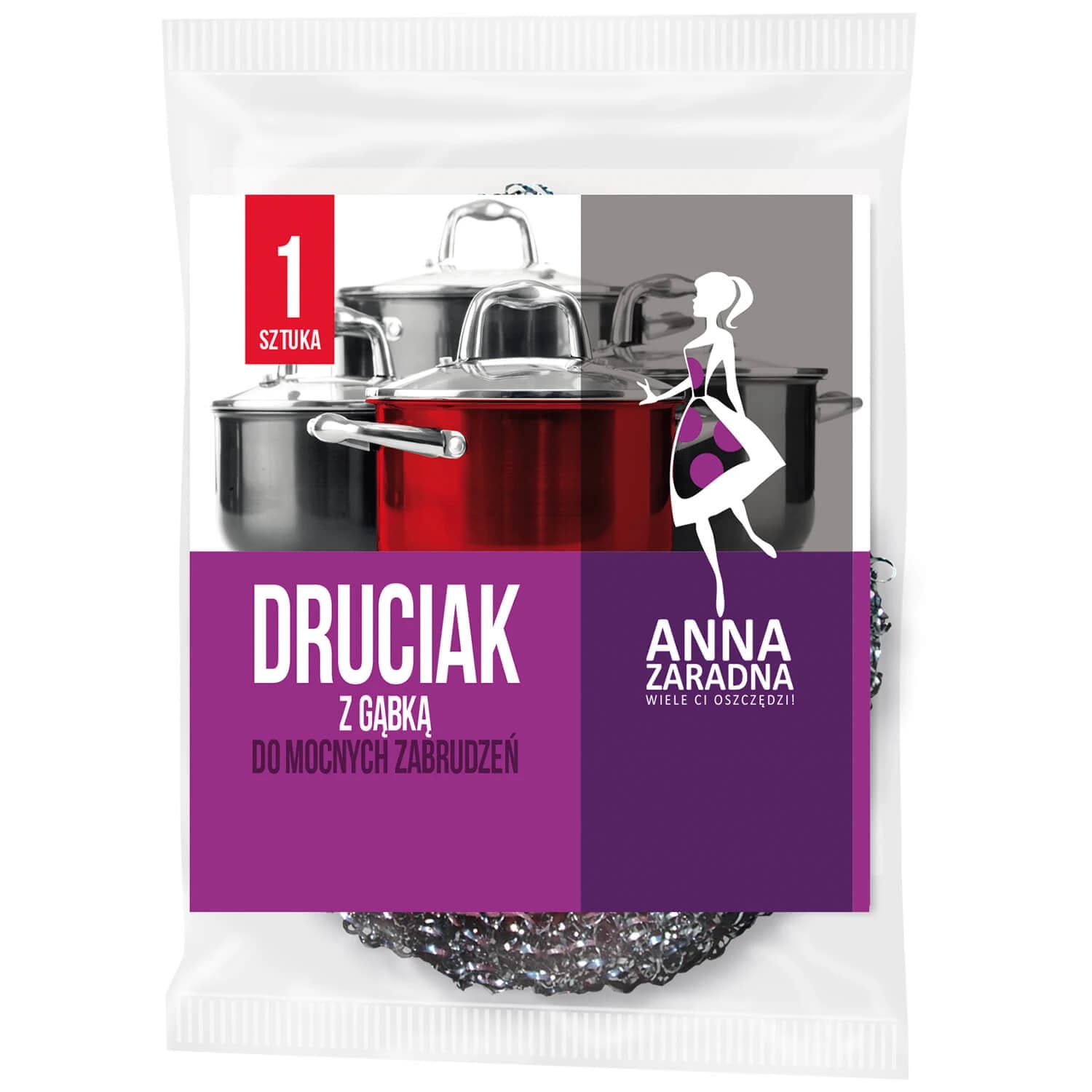 Anna Zaradna, Schwammbürste für hartnäckigen Schmutz, 1 Stk