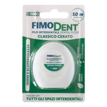 FIMODENT CLASSIC GEWACHSTE ZAHNSEIDE 50M