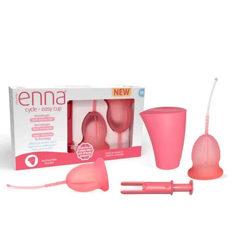 Enna Cycle Easy Größe M - 2 Becher + Sterilisationsbox + Applikator