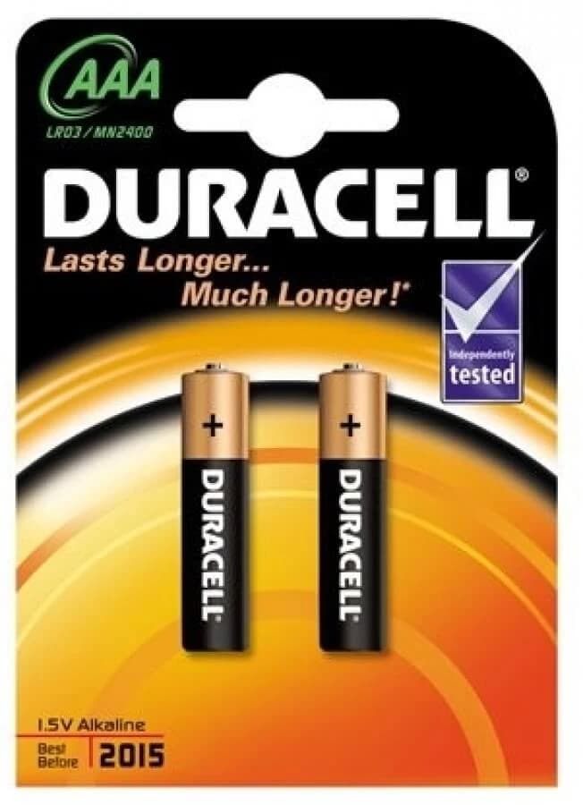 Basic AAA-Batterien, 2 Stück, Duracell