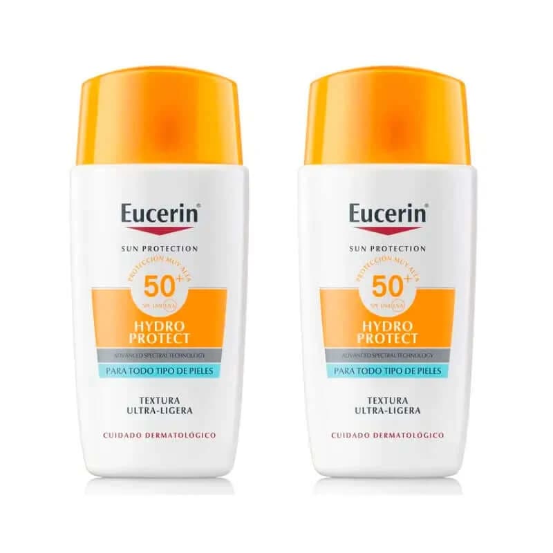 Eucerin Duplo Solar Gesicht Hydro Protect Fluid Spf50+, 2 x 50 Ml