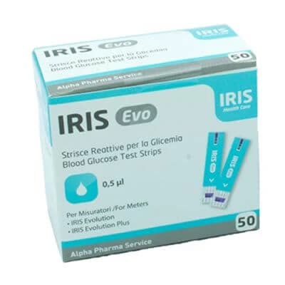 iris evo Blutzuckermessstreifen 50 Stück