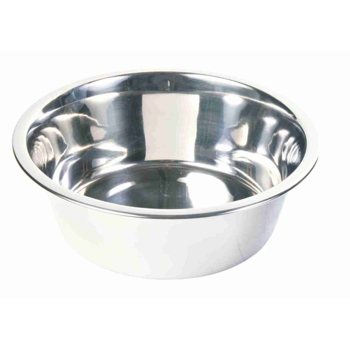 TRIXIE, Hundenapf, rund, Edelstahl, silber, M-L(1.75l)