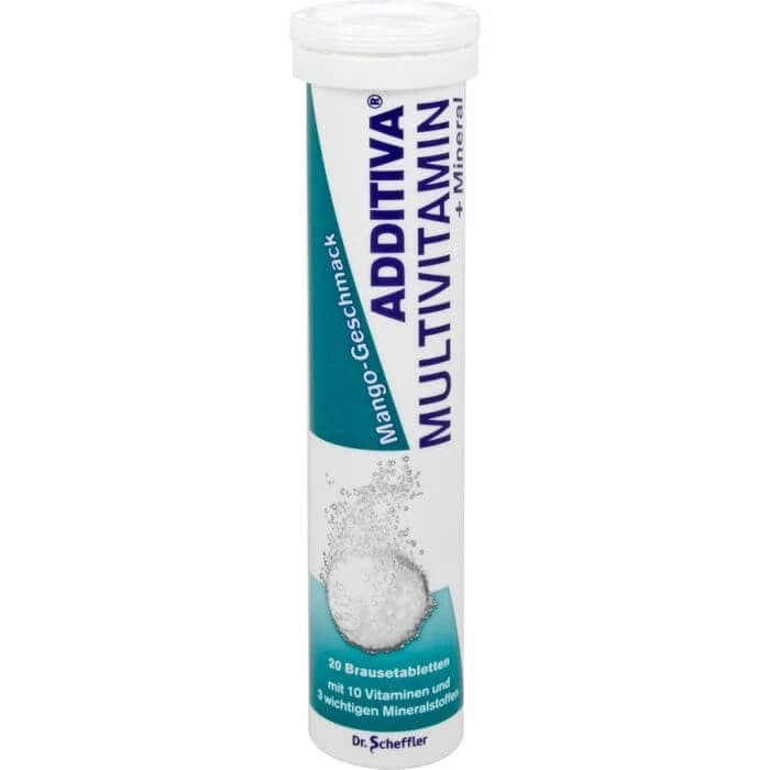 ADDITIVA Multivit.+Mineral Mango R Brausetabletten 20 St