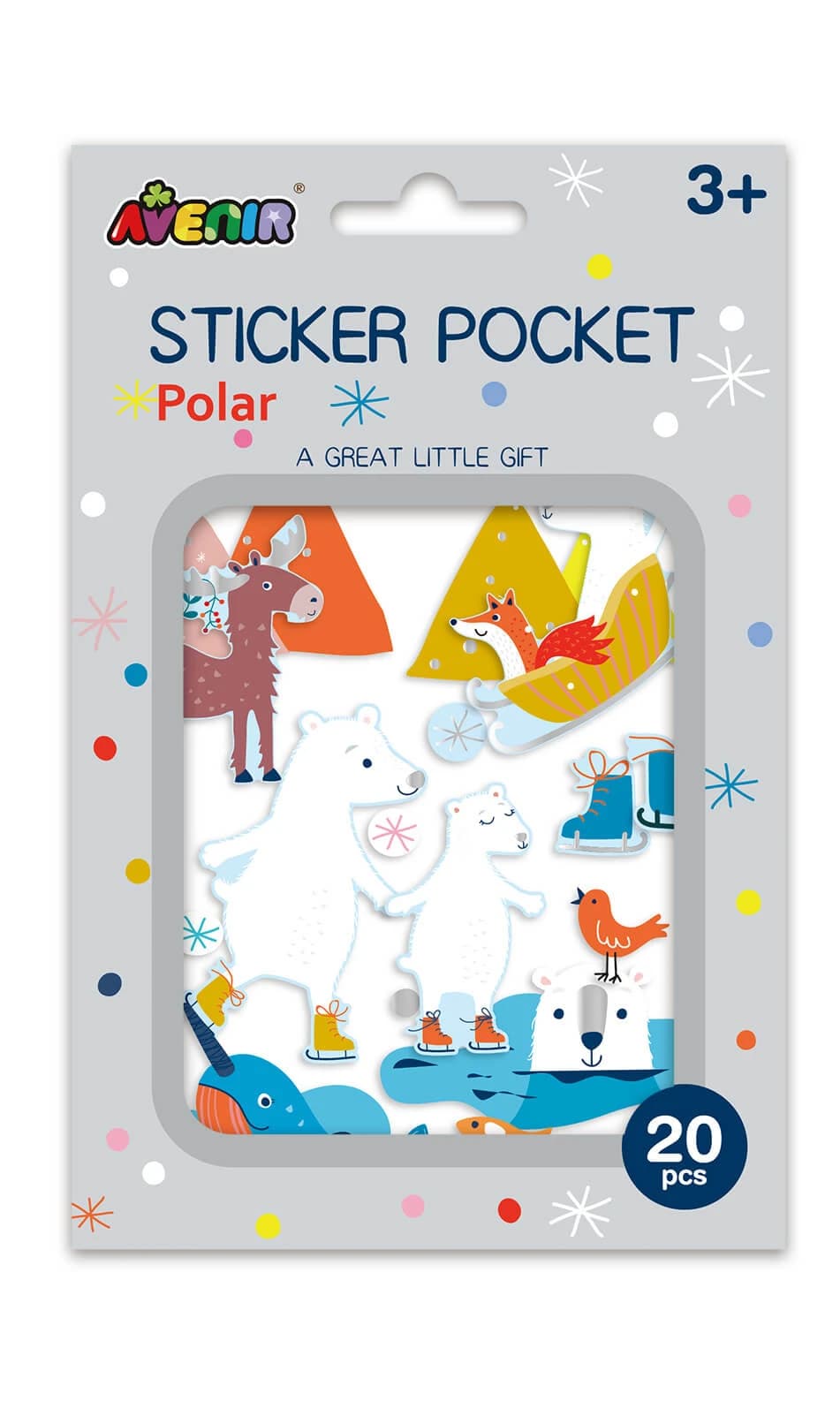 Satz Aufkleber - Polar
