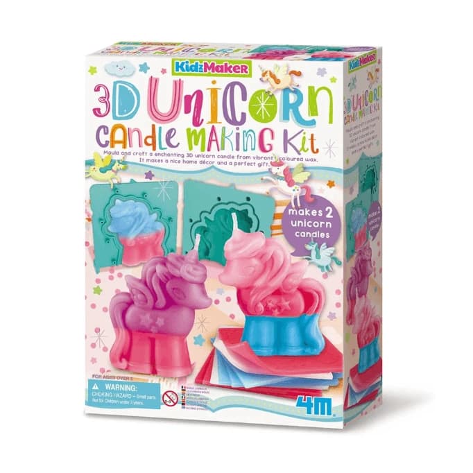 Kreativ-Set - 3D-Kerzen mit Einhorn KidzMaker erstellen