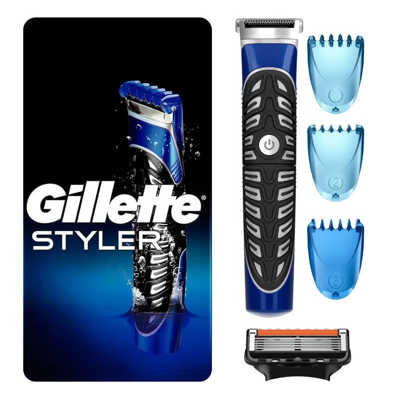 GILLETTE Styler Gesichts-Rasiermaschine mit Einzelbatterien 4 in 1