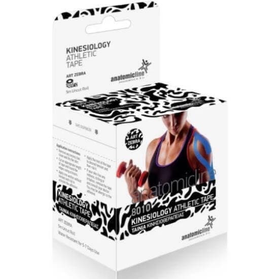 ANATOMIC LINE Tape Kinesiologie Athletic Tape Kinesiologie Tape Art Zebra 5cm x 5m