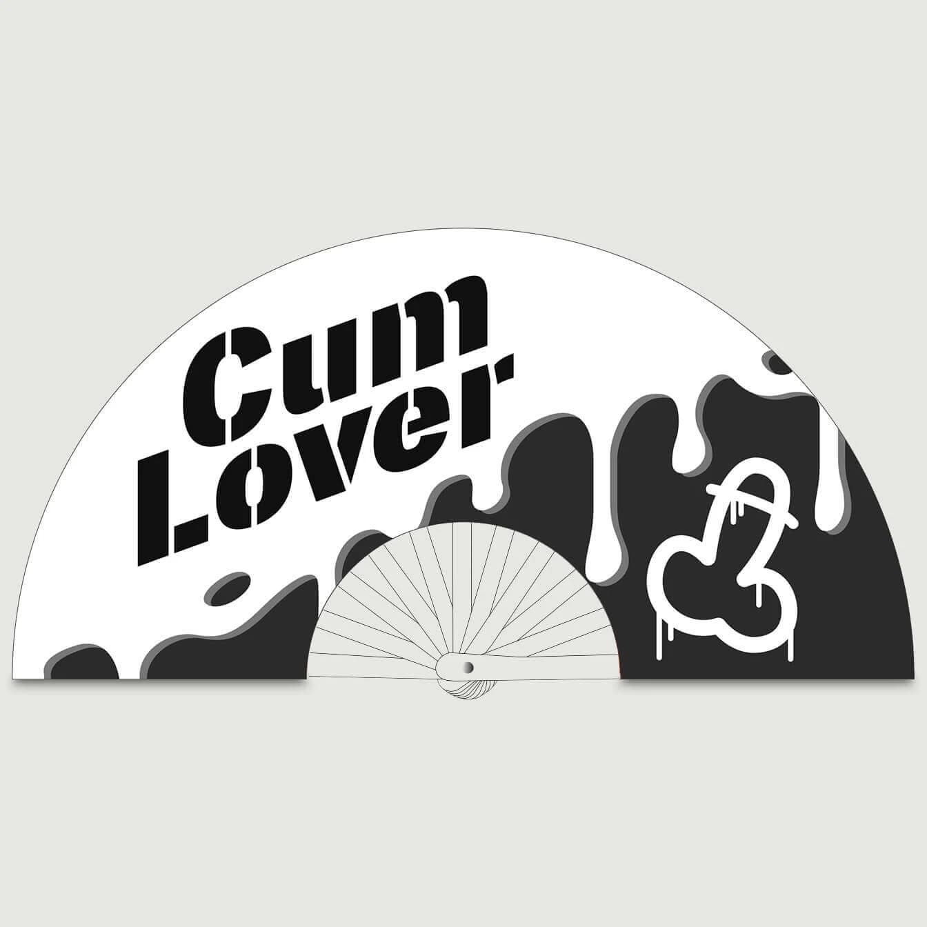 Cum Lover Hand Fan