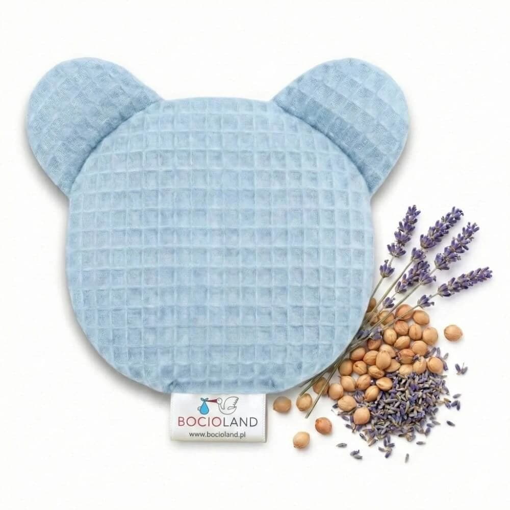 Bocioland Thermofor aus Kirschkernen mit Lavendel, Waffelbär
