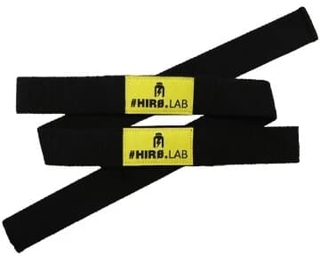 HIRO.LAB Baumwollband Kautschuk Logo Schwarz Riemen für