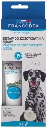 FRANCODEX Zahnbürste Kit Zahnbürste und Paste