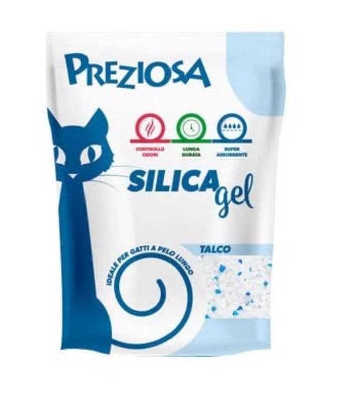 WERTVOLLES KATZENSTREU HYGIENISCHES KIESELGEL TALKUMPUDER 4 KG