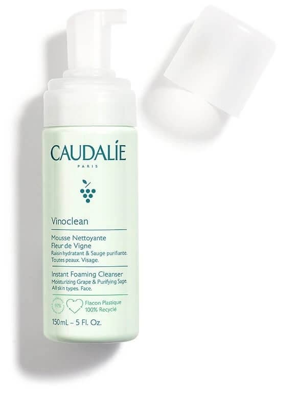 Caudalie Vinoclean Reinigungsschaum Gesicht 150ml Seifenfrei Alle Hauttypen