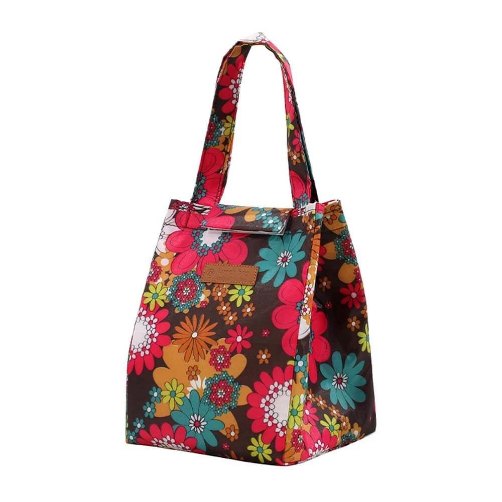 8-Liter-Lunch-Kühltasche in Bernstein | Blumen