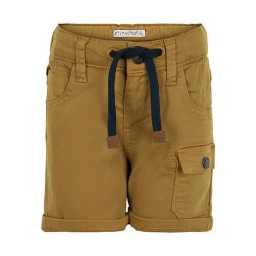 Minymo Shorts Twill ocker Junge Sommer
