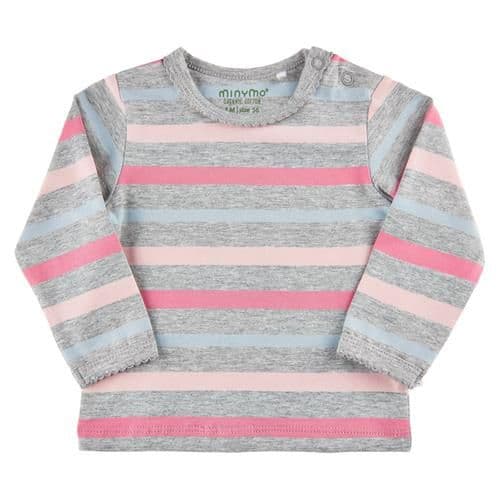 Minymo Shirt Mädchen grau