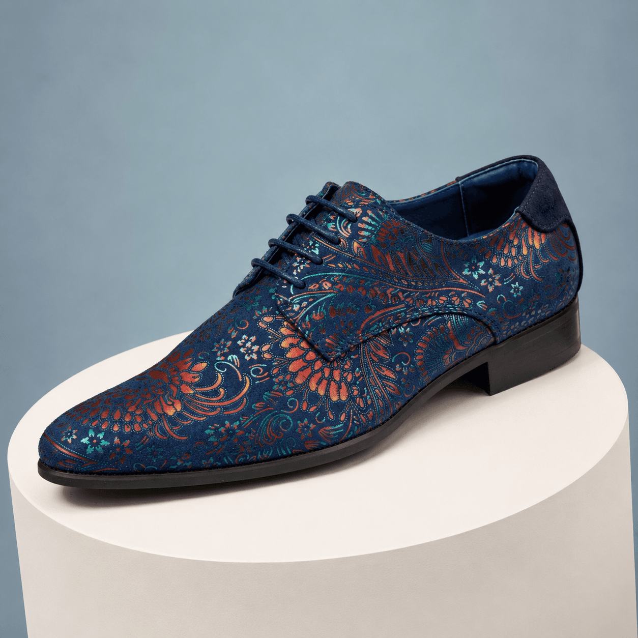 Blue Desert Lotus - Lureaux - Handgemachte Designer Schuhe