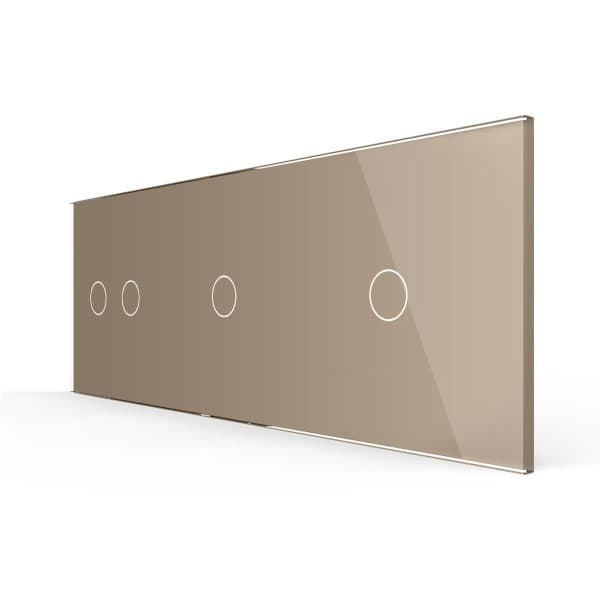 3-fache Blende 3 Touch-Schalter Gold LIVOLO