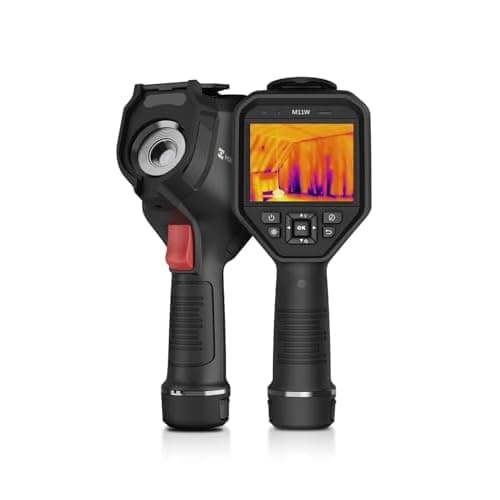 HIKMICRO M11W Professionelle 3,5”Touchscreen Wärmebildkamera 192 x144 IR Auflösung, 8MP Visuelles Sensormodul, Wi-Fi, 25 Hz, 2 Li-Ionen-Akkus, bis