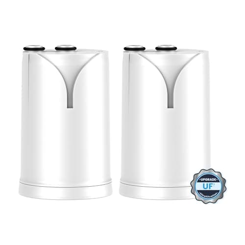 GLACIER FRESH On Tap V-MF Filterkartusche (2×600L) Ultrafiltration | reduziert 99% Bakterien, PFAS, Chlor, Mikroplastik, Schwermetalle, Kompatibel