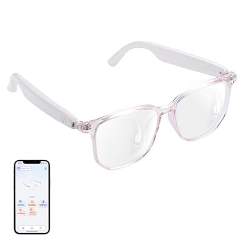 Smart Brille mit AI-Übersetzer | polarisierte Echtzeit Übersetzungsbrille, photochrome Linsen mit Simultandolmetschen, Sprachübersetzer für