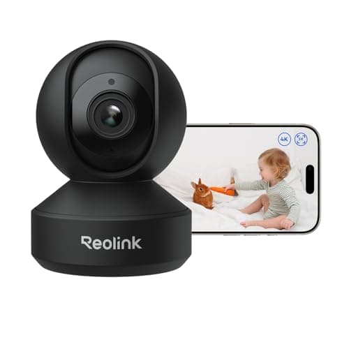 Reolink 4K PTZ Überwachungskamera Innen, 2,4/5 GHz Wi-Fi 6, Baby Monitor | 2,4/5 GHz Wi-Fi 6, Indoor Kamera für Kids & Hunde, 3X Optischer Zoom,