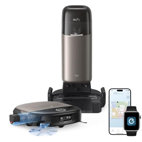 eufy Saug- und Wischroboter HydroJet S2, All-in-One | 30.000Pa Saugkraft, selbstreinigende Wischrolle, elektrolysiertes Wasser, 99,99% Keimreduktion,