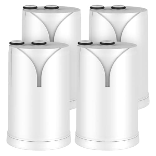 GLACIER FRESH Filterkartusche für Brita ON TAP V/V-MF (4×600l) | reduziert 99% Chlor, PFAS, Mikropartikel, Grobpartikel und Metalle, kompatibel mit